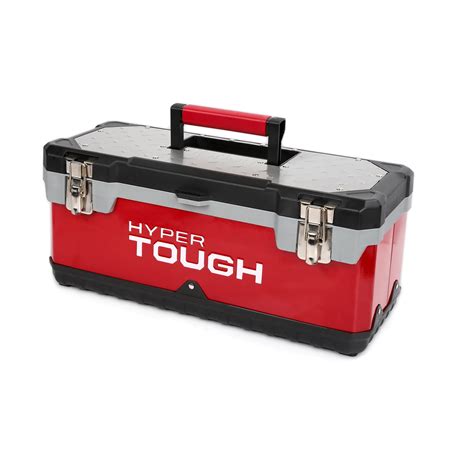 hyper tough 20 inch stainless steel tool box|hyper tough tool chest.